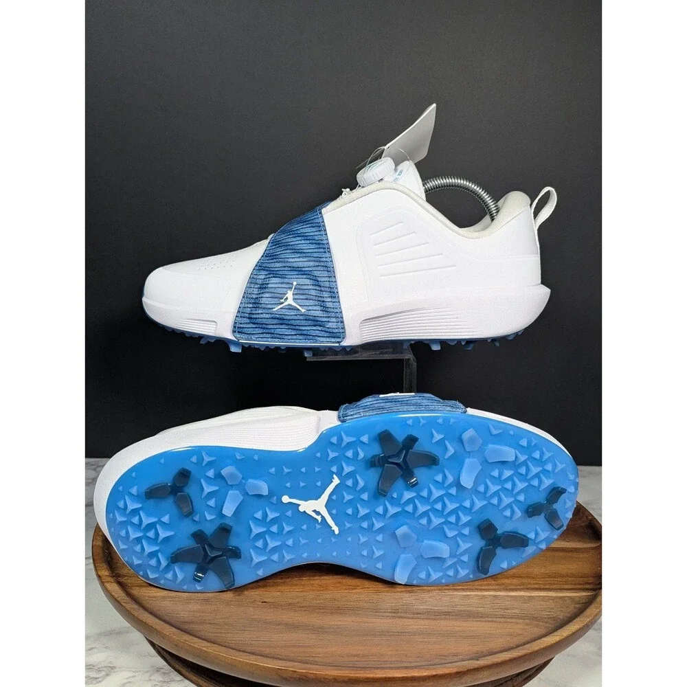 Jordan Air Rev Golf Shoes White University blue FV6338 101 Mens Size 9.5